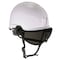 Ergodyne Anti-Fog Smoke Lens White Class E Safety Helmet with Visor 8974V - alternate 1